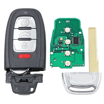 3+1 Butoane Inteligent de acces fără cheie de la distanță cheie 315MHz 433MHz 868MHz cu cip pentru Audi A6 A7 A8, RS4 RS5 Q5 A5 S4 8T0 959 754C 8T0 959 754D
