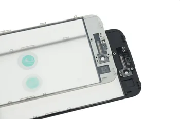 10BUC Nu Bubble Pentru iPhone 7 6s 6 plus 5 5s Ecran Frontal Lentila de Sticla+Rama+OCA Înlocuirea cu Cască Ochiuri+Lentilă aparat de Fotografiat Suport
