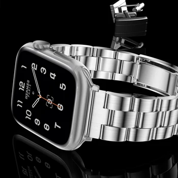 Banda Pentru Apple Watch 5 6 SE 44mm 40mm din Oțel Inoxidabil Curea Bratara Curea Pentru Apple Watch 3 Band 38mm 42mm Accesorii