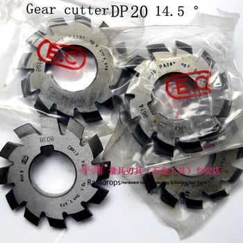 DP20 Modul gear milling cutter 14.5 Unghi de presiune NO1--8/ 8PCS mașină de Frezat instrument