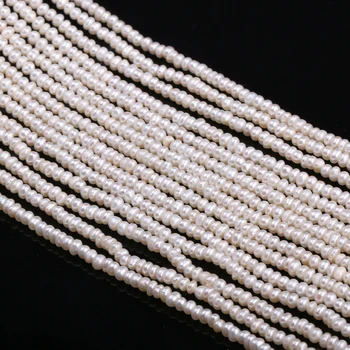 Naturale de apă Dulce Perle Margele Aplatizată Liber Margele Spacer pentru Femei Bijuterii Brățară DIY Colier 13 Cm