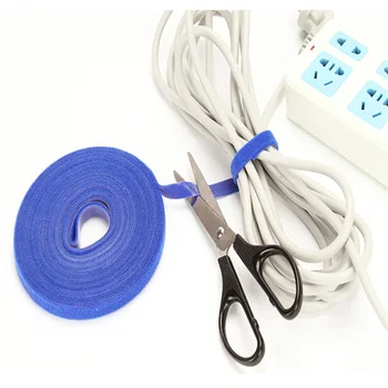 5 Metri/rola Magic catarama nailon cablu cravată Latime 1,5 cm wire management cabluri de 6 culori pentru a alege de la DIY