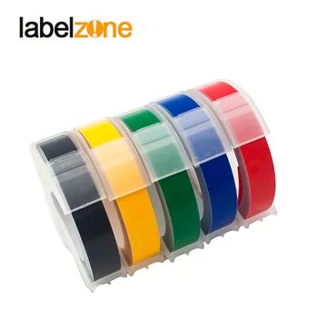 Labelzone 6MM 9MM mixd 3D color embosat Dymo banda pentru imprimare eticheta mașină PVC etichete Dymo banda pentru Motex E101, CIDY C101