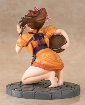 13cm De Idolmaster Milioane Trăiesc Satake Minako Poka Serviciu Ver. PVC Acțiune Figura Modelul de Colectare de Jucării Pentru Cadou