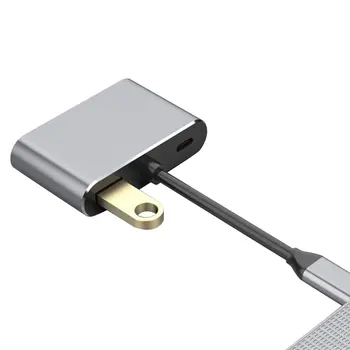 C USB convertor adaptor de tip c la HDMI / USB 3.0 / Tip C de aluminiu adaptor de tip C pentru Apple Macbook