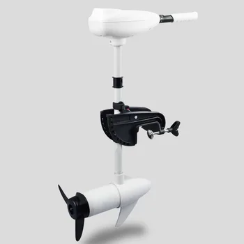 Noul 86 LBS Electric Trolling Motor Gonflabile Barca Outboard Motor Pescuit Alb