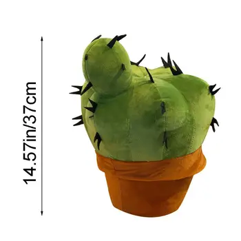Simulare Cactus Umplute Planta Moale De Pluș Mașină De Jucărie De Pluș Ghivece Cu Cactuși Perna Birou, Canapea Pernă Decor Acasă Ornament