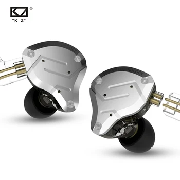 Kz ZS10 PRO În Ureche Căști de Metal 4ba + 1dd Hibrid 10 Unități Hifi Bass Urechi Căști pentru monitorizare Sport Anulare a Zgomotului Fro ZSX ZAX