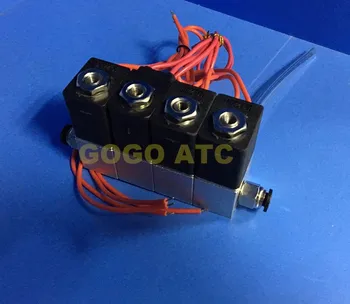 4buc galeriei supapa conectați conducta O. D 4mm 6mm 8mm 10mm 12mm Aluminiu electrovalva 3IN1-06 AC DC 3 mod de acțiune directă supapa