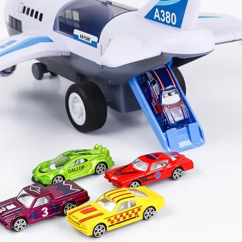 Avioane de jucărie Muzică Poveste de Simulare a Urmări Inerție Jucărie pentru Copii Aeronave de Mari Dimensiuni Avion de Pasageri Avion masini de Jucarie pentru Copii