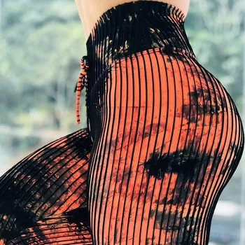 2019 Femei de Imprimare Jambiere Pus Hip Elastic Talie Mare Legging Transparente de Fitness jambiere Transparente Respirabil Pantaloni