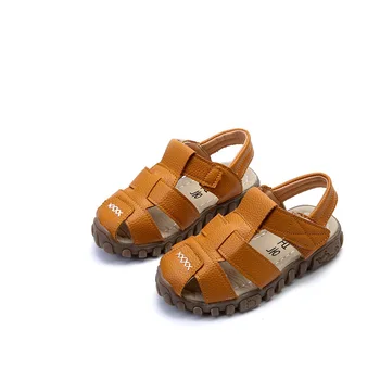 Sandale din piele Baieti 2019 Piele Moale de Vara Baieti si Fete pentru Copii Pantofi de Plaja si apa Copii Princess Sandale Sport