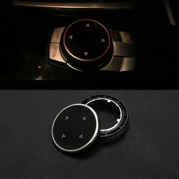 Pentru iDrive Auto Multimedia Butonul Capacului Ornamental Buton Autocolant pentru BMW F10 F20 F30 3 Seria 5 pentru NBT Controller Translucid Buton