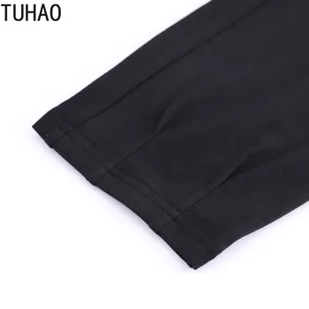 TUHAO Pantaloni Casual, 4XL 6XL 8XL 10XL Plus Dimensiunea Femei Creion Pantaloni Casual, de Mari Dimensiuni Femei Pantaloni Pantaloni pentru Femeie Negru WM17