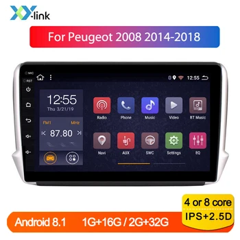 10 inch Android 8.1 Auto Multimedia player video Pentru Peugeot 2008 208 cablu 2012-2018 radio auto GPS sistem de Navigare dvd stereo
