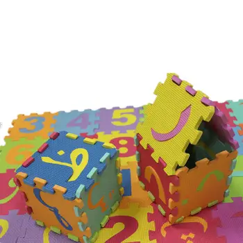 Îngroșat Copii, Teren Mat Educație Etaj Pad Târâtor Pad Burete Pentru Copii Și Copii Jigsaw Puzzle Arabă Număr Model