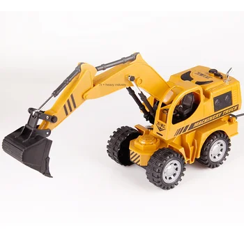 1:24 RC Excavator jucărie RC Inginerie Auto din Aliaj de plastic Excavator RTR Pentru copii cadou de Crăciun de la Distanță de Control de Inginerie Vehicul