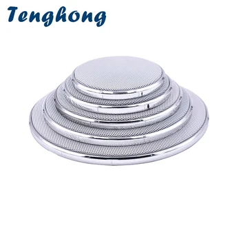 Tenghong 2 buc 2 3 4 5 6.5 Inch Difuzor Net Acoperirea ochiurilor de Plasă Cabina de Boxe din Plastic Cadru de Sârmă Grile Difuzor Accesorii de Reparare
