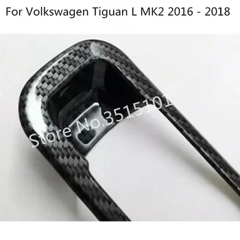 Masina de Fibră de Carbon Co-pilot torpedou Inel de Paiete de pe Panoul Frontal 2 buc Pentru Volkswagen Tiguan L TiguanL MK2 2016 2017 2018 2019 2020