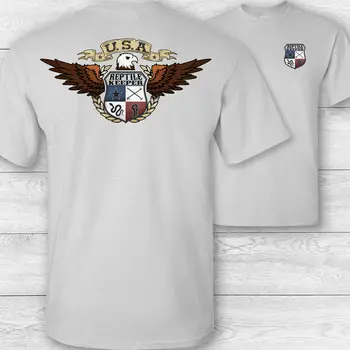 American Eagle Reptile Portar Tricou - statele UNITE ale americii Patriotic Reptile Handler T-shirt Mens