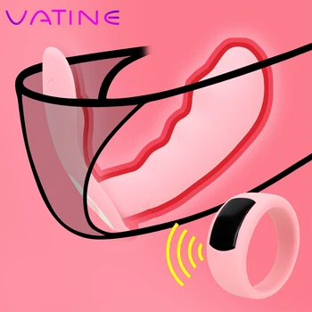 VATINE 10 Frecventa Telecomanda Wireless Portabil Vibrator sex Feminin Masturbari Clitoris Stimulator punctul G Vibrator