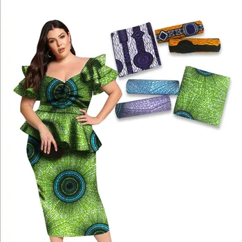 African tesatura din africa de ceară de imprimare tesatura ankara material pentru mozaic batic de ț ceara 6yard tesatura de bumbac pentru rochie