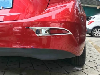 Pentru Mazda 3 M3 Axela 2017 2018 Chrome De Ceață Spate Lumina De Lampă Capac Tăiați Coada Foglight Cadru Decorativ Exterior Accesorii Auto