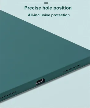 Moale Lichid de Silicon Capacul din Spate pentru iPad Pro 11 2020 Caz Acoperire Capa Funda Tableta Caz pentru IPad Pro 11 2020 Caz