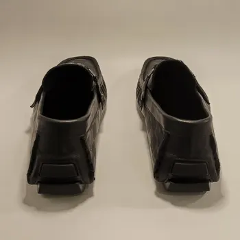Primavara-Vara Mocasini Barbati Plat Confortabil Pantofi Casual Respirabil Slip-On Mocasini din Piele Moale Celebrul design de lux