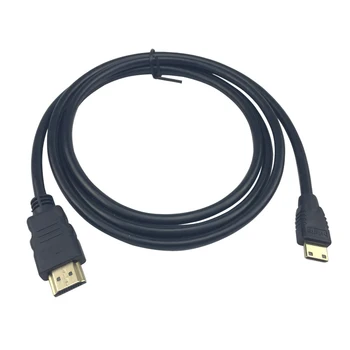 1.8 M cablu Mini HDMI to HDMI Converter Cablu Mini HDMI 1080P de sex Masculin la HDMI de sex Masculin pentru HDTV Raspberry Pi Zero W 1.3 MP4 Tableta