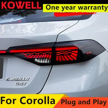 Pentru Toyota Corolla 2019 2020 stopuri led pentru Corolla New Design dinamic iluminare din spate de Frânare+Inversarea+Semnal