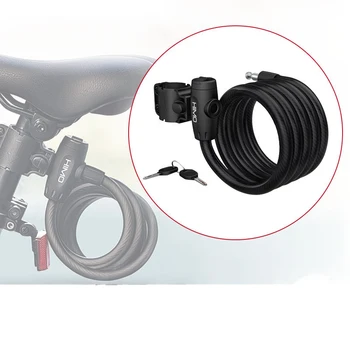 Pentru Xiaomi HIMO C20 Biciclete de Blocare Pliere Portabil Cablu de Blocare Biciclete Electrice Anti-Furt 150cm Cablu de Blocare din Oțel