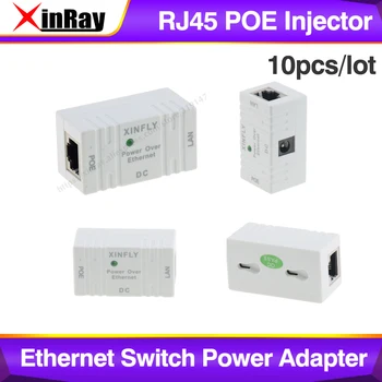 RJ45 POE Injector Power over Ethernet Adaptor de Alimentare POE001 Pentru Camera IP POE 10buc/lot