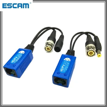 Pentru HD CVI/AHD/TVI Răsucite BNC CCTV Pasiv Transceivere Cat5 CCTV UTP Video Balun IPC Pentru 2MP, 3MP 4MP ESCAM 500PV 200M Gama