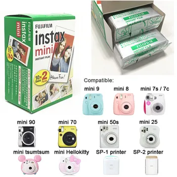 10-60 foi Fuji Fujifilm instax mini 8 9 Culoare albă Marginea Fims pentru instax Instant Camera mini 8 9 7s hârtie Foto