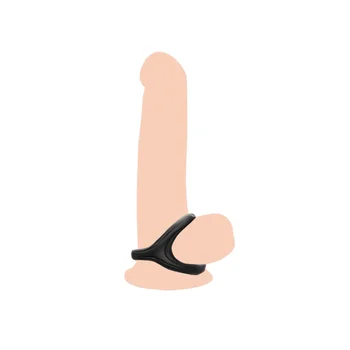 Calitate de Top elasticitatea masculin silicon penis de blocare inel de penis mingea targă BDSM erectie, ejaculare jucărie sexuală pentru om