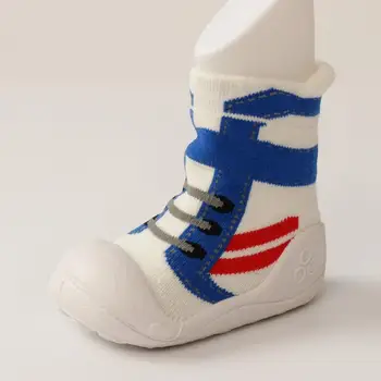 Pantofi Pentru Copii Băiat Fată De Cauciuc Adidas Bumbac Moale Anti-Alunecare Unic Nou-Născut Prima Pietoni Copilul Casual În Aer Liber Crib Pantofi