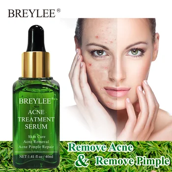 BREYLEE Acnee Tratament Ser 40 ml Fata Facial Esența Anti Acnee Cicatrice Îndepărtarea Cremă de Îngrijire a Pielii Albire Pimple Remover Pentru Acnee