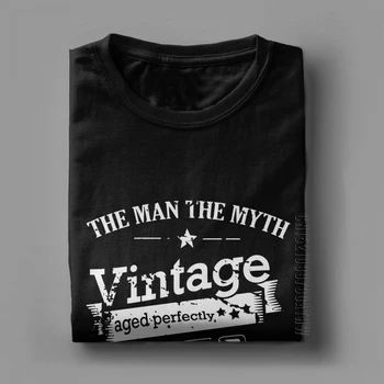 Omul a Aniversare Tricou Vintage 1959 a 60-a Aniversare Tricou Cadou Pentru Barbati de Moda Maneca Scurta Îmbrăcăminte din Bumbac Negru
