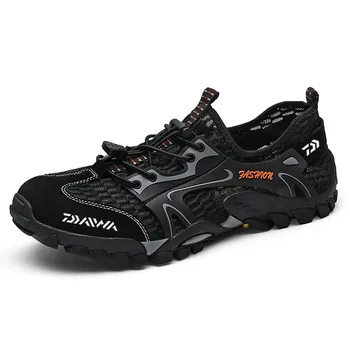 Daiwa Pescuit, Drumeții Pantofi Anti-alunecare Alpinism Cizme Sportive în aer liber Respirabil, Anti-uzura Daiwa Pescuit Barbati Pantofi