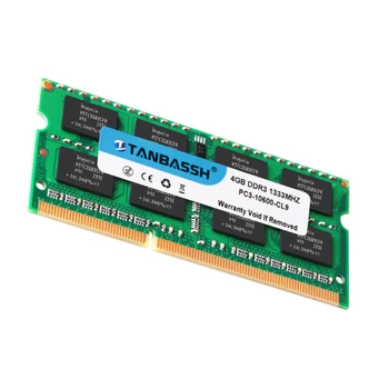 RAM DDR3 8GB(2 BUC*4GB) 1333Mhz/1600Mhz sodimm Notebook RAM 204Pin Memorie Laptop TANBASSH