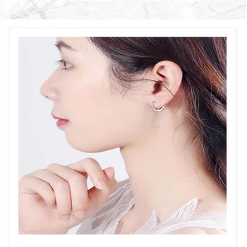 Cercei 2020 Coreeană De Aur Cu Lanț Lung Rotund Cercei Pentru Femei Farmec Stud Cercei Moda Bijuterii En-Gros Cadou