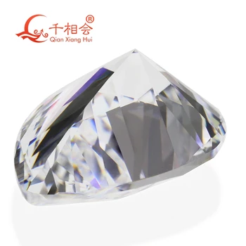 6A calitate culoare alb forma de para pentru cubic zirconia liber CZ de piatră făcute de tianzuanjewerly.
