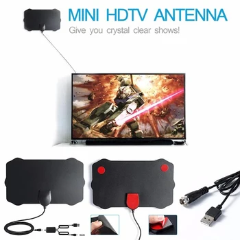 HDTV Cablu Antena 4k Amplificat HD Digital Antena TV Durabil Mare pentru Acasă TV ND998