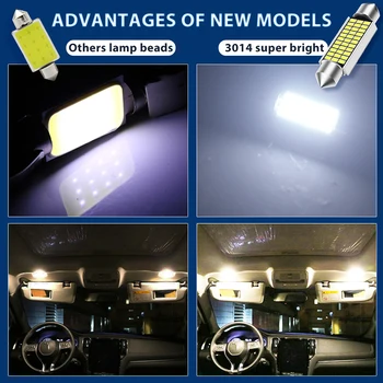 Feston 31mm 36mm 39mm 41mm Înaltă Calitate, Super-Luminos LED-Bec C5W C10W Mașina de Lumină de inmatriculare Auto Lectură Interior plafonieră
