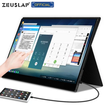 Ultra subțire monitor portabil de 13.3 15.6 calculator portabil monitor tactil pentru laptop telefon mobil comutator ps4 ecran extern
