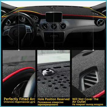 Tabloul de bord de Acoperire Tampon de Protecție a Evita Lumina covor Covor pentru Skoda Kodiaq 2016 2017 2018 2019 2020 Interior Auto-Auto-Accesorii