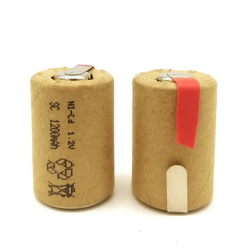 De înaltă calitate baterie reîncărcabilă 4/5 SC Ni-Cd baterie 1.2 v cu tab 1200 mAh Potrivit pentru burghiu electric lumini cu LED-uri