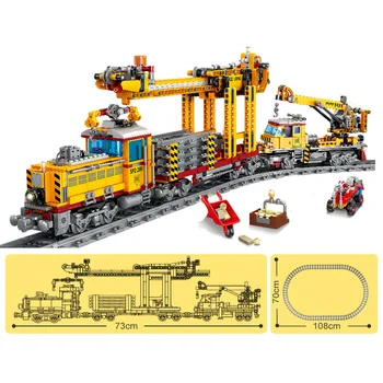 Militar seria City Creator Seria de Tren de cale Ferată vehicul Blindat de Transport Tren DIY model de Blocuri Caramizi Jucarii si Cadouri