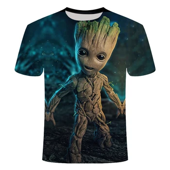 Noi Guardians of Galaxy GROOT 3D Imprimate T-shirt Barbati Femei copii T-shirt Harajuku Amuzant Moda Casual mâneci scurte topuri